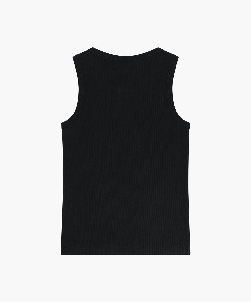 Marithe & Francois Girbaud - [Pre-order – Ships 21 Jul] Ribbon Classic Logo Sleeveless (Black) product image 7 | TRAB K-Fashion Australia