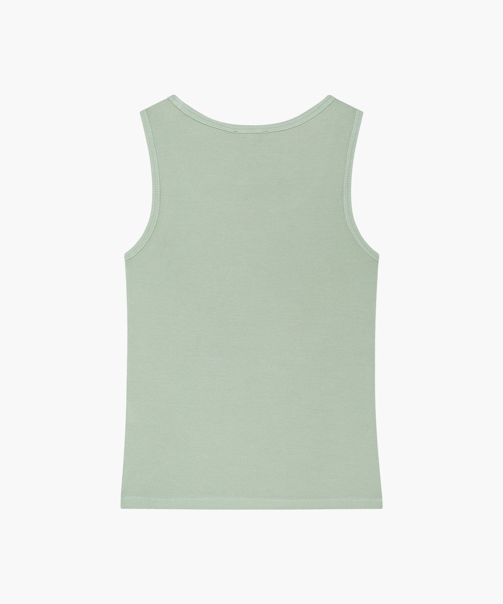 Marithe & Francois Girbaud - Regular Logo Sleeveless (Mint) product image 7 | TRAB K-Fashion Australia