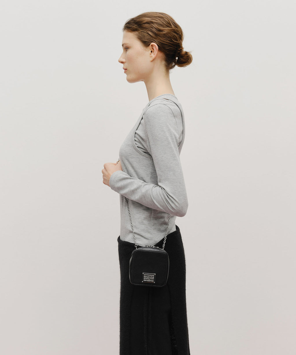 Marithe & Francois Girbaud - Classic Logo Chain Zip Wallet (Black) product image 7 | TRAB K-Fashion Australia