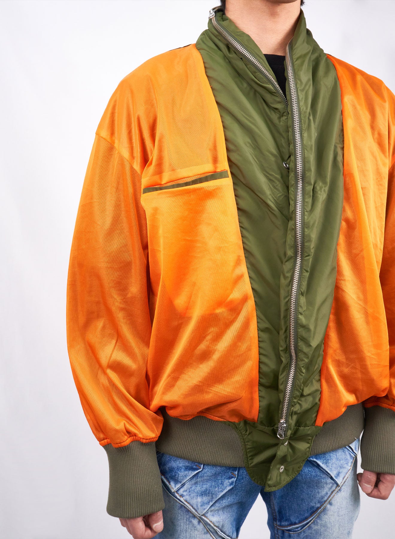 Juntae Kim - Laser-Slashed Bomber Jacket (OC1) product image 12 | TRAB K-Fashion Australia
