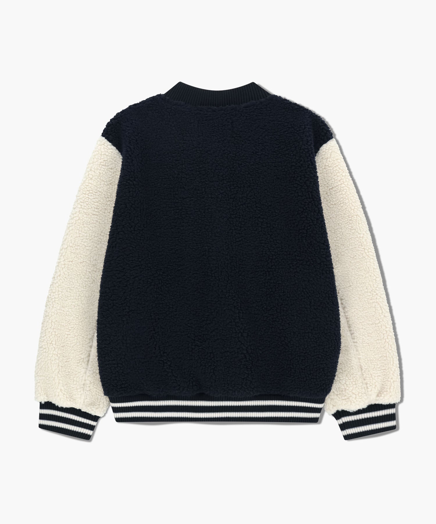 Marithe & Francois Girbaud - Fleece Varsity Jacket (Ivory) product image 7 | TRAB K-Fashion Australia