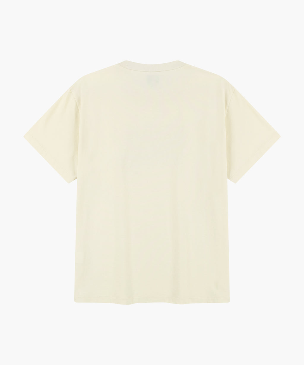 Marithe & Francois Girbaud - Stamp Classic Logo Tee (Cream) product image 7 | TRAB K-Fashion Australia