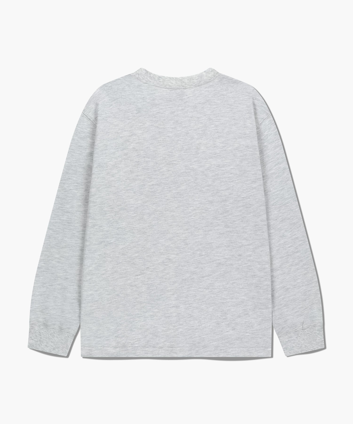 Marithe & Francois Girbaud - Classic Logo Long Sleeve (Light Heather Gray) product image 7 | TRAB K-Fashion Australia
