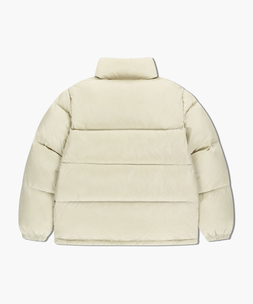 Marithe & Francois Girbaud - Classic Logo Down Jacket (Light Beige) product image 7 | TRAB K-Fashion Australia