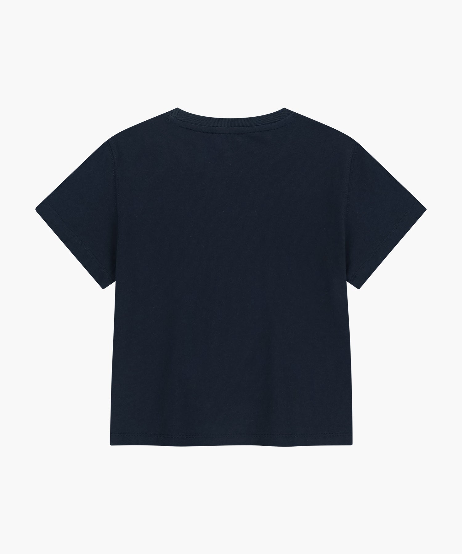 Marithe & Francois Girbaud - Small Lettering Slim Crop Tee (Navy) product image 7 | TRAB K-Fashion Australia