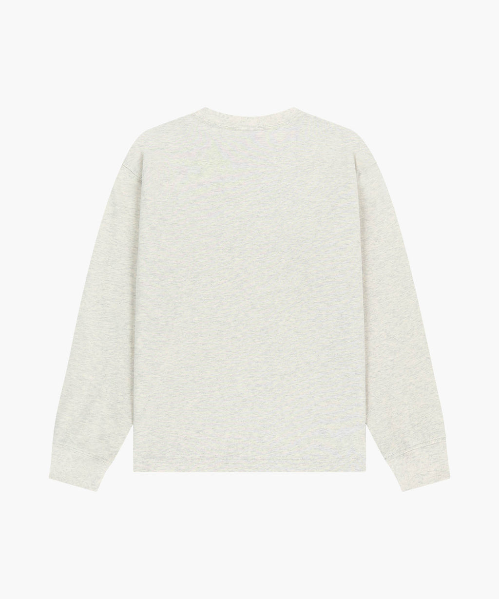 Marithe & Francois Girbaud - Crack Classic Logo Long Sleeve Tee (Oatmeal) product image 7 | TRAB K-Fashion Australia