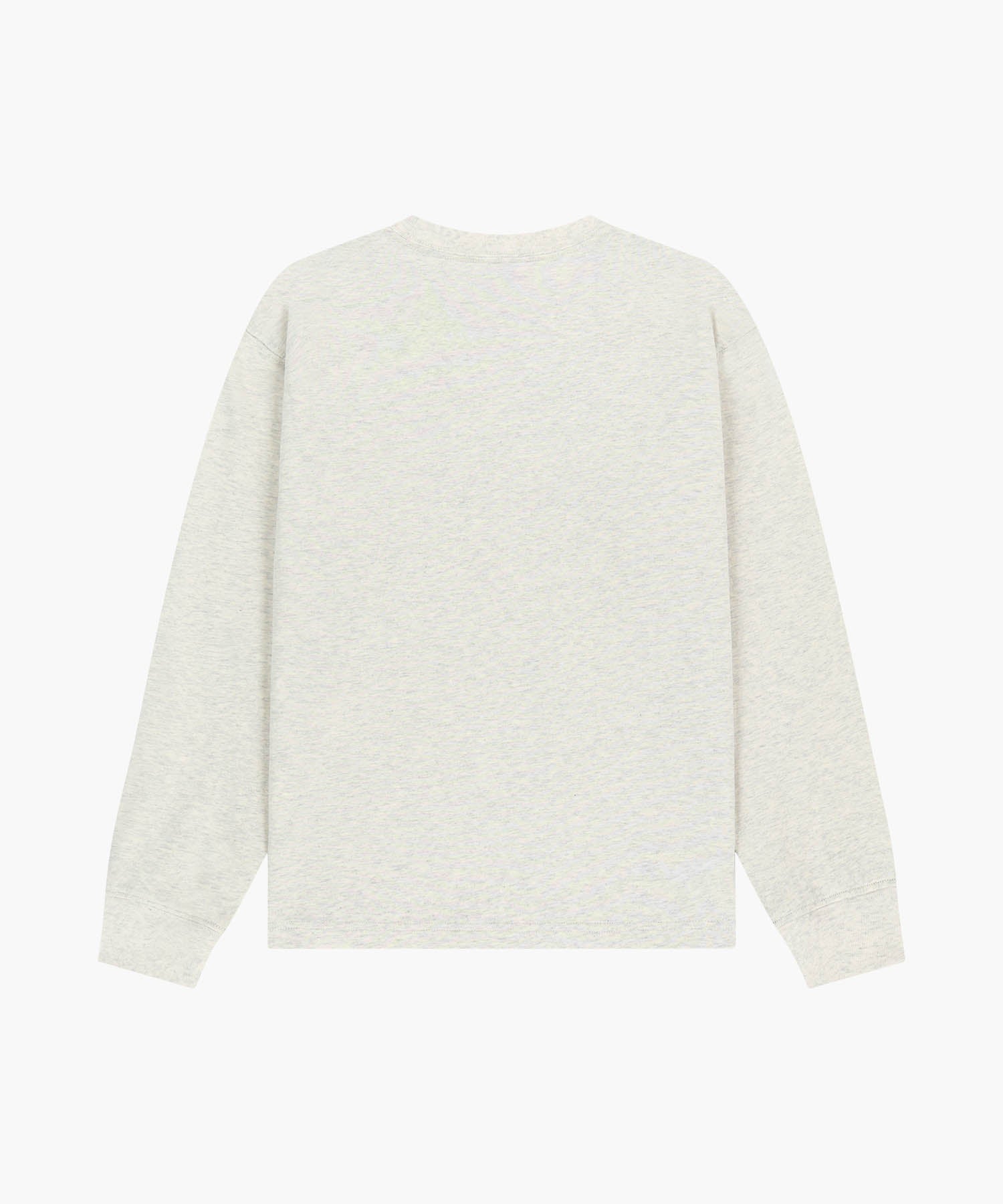 Marithe & Francois Girbaud - Crack Classic Logo Long Sleeve Tee (Oatmeal) product image 7 | TRAB K-Fashion Australia