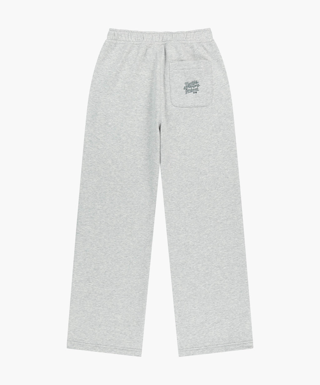Marithe & Francois Girbaud - Stitch Wide Sweat Pants (Light Heather Gray) product image 7 | TRAB K-Fashion Australia