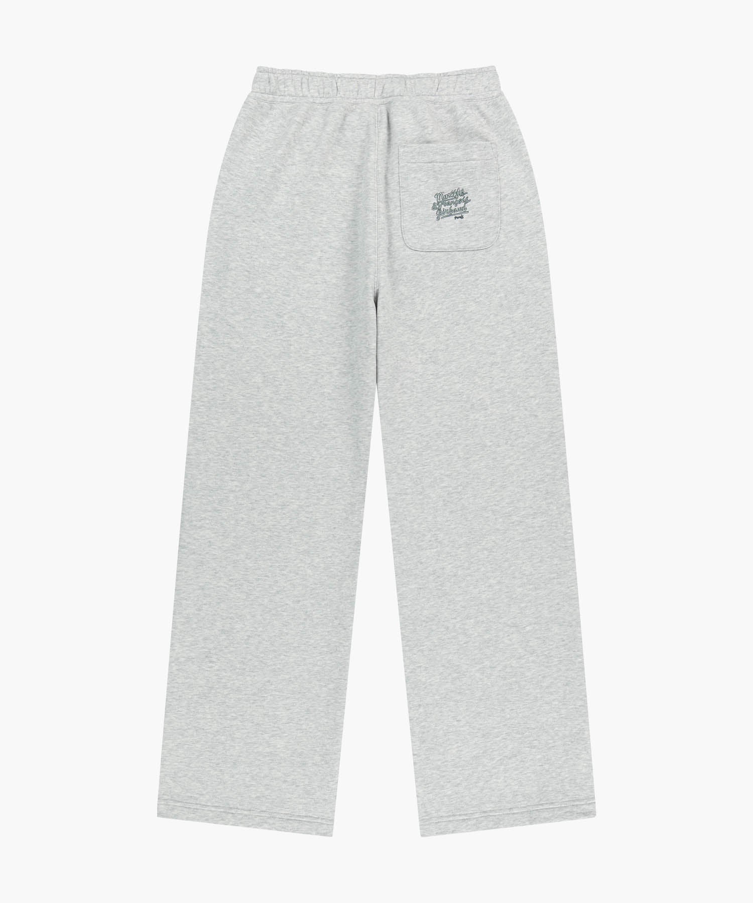 Marithe & Francois Girbaud - Stitch Wide Sweat Pants (Light Heather Gray) product image 7 | TRAB K-Fashion Australia
