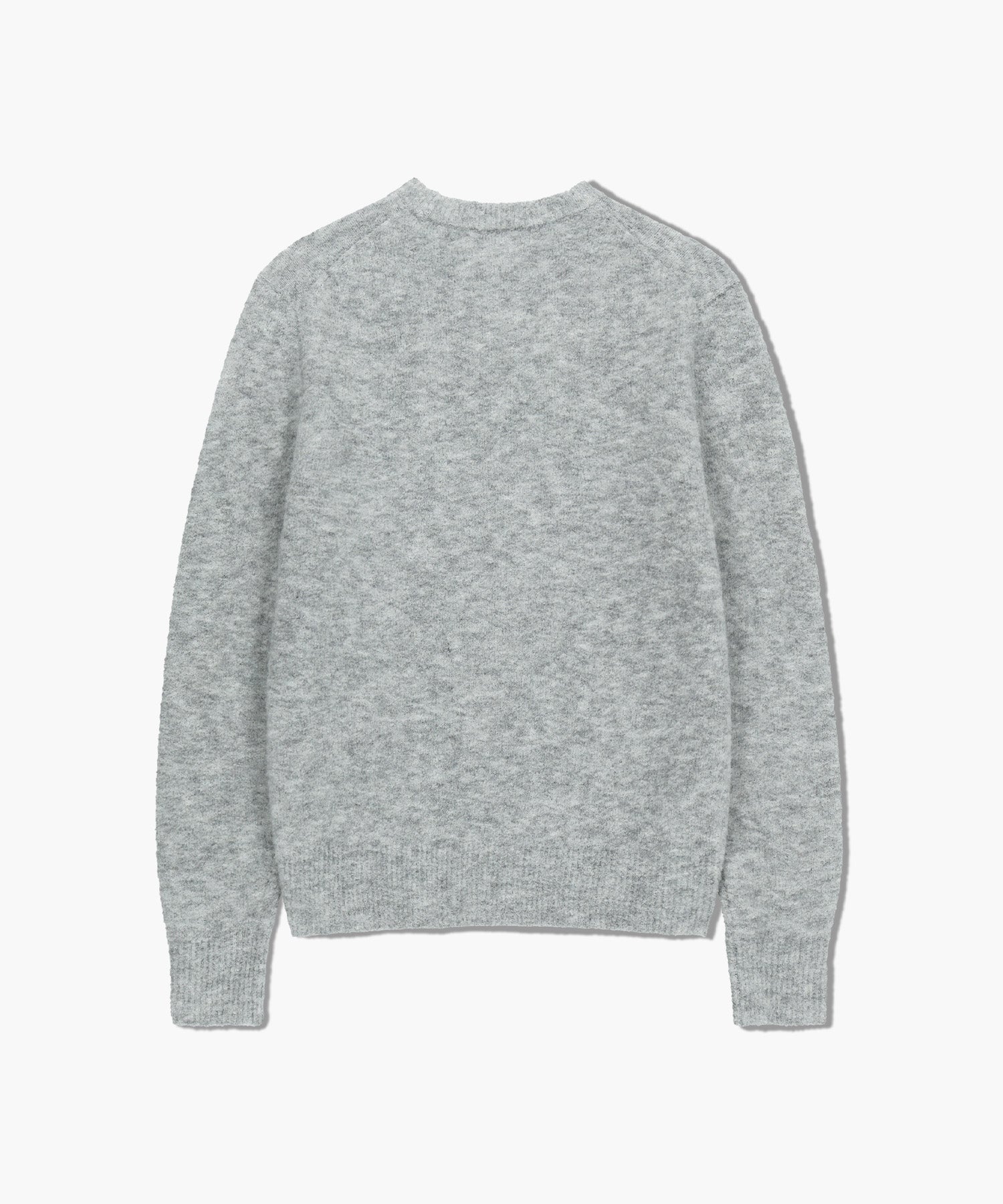 Marithe & Francois Girbaud - Boucle Classic Logo Knit Pullover (Light Gray) product image 7 | TRAB K-Fashion Australia