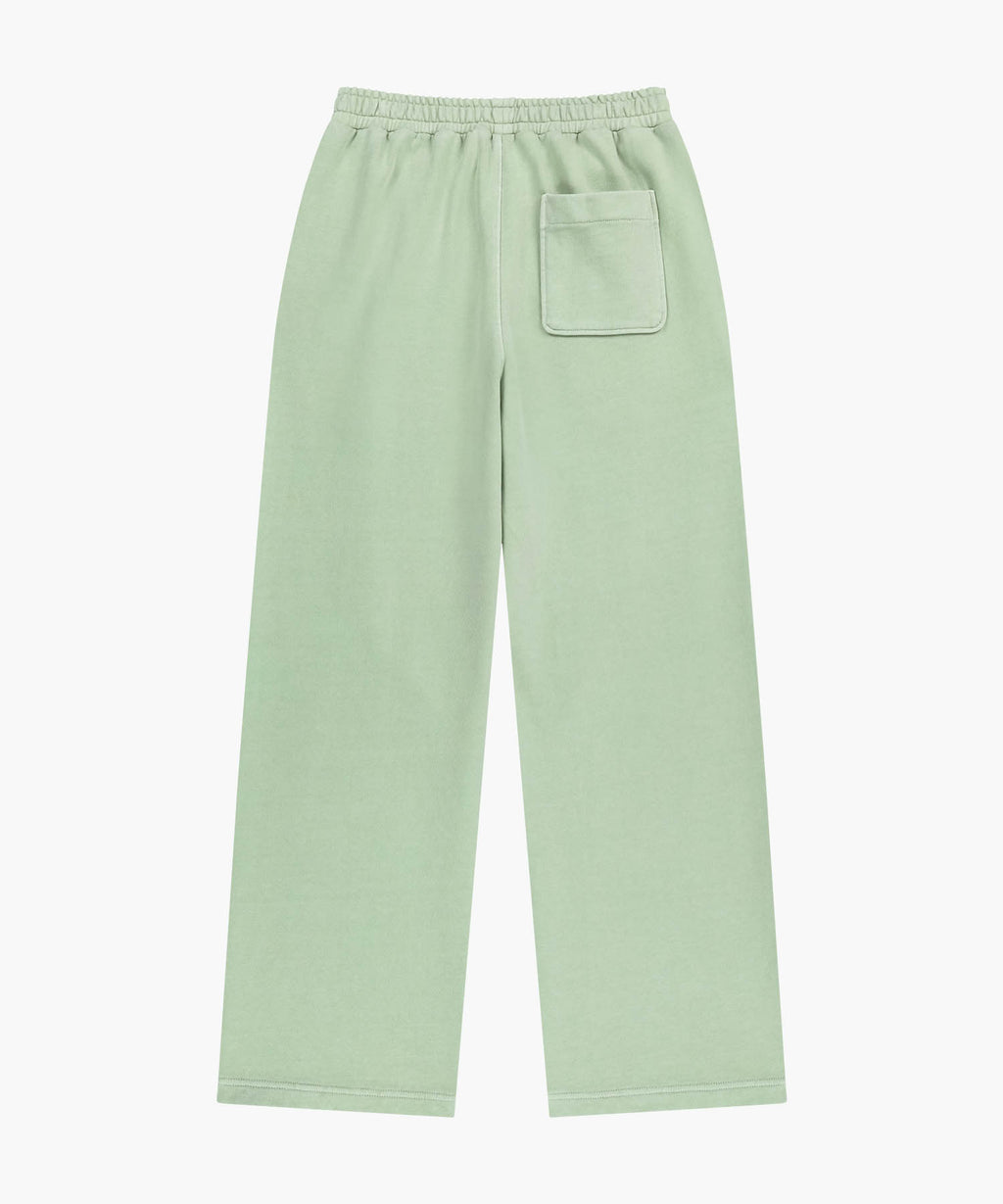 Marithe & Francois Girbaud - Outline Classic Logo Dyeing Tuck Wide Sweat Pants (Mint) product image 7 | TRAB K-Fashion Australia