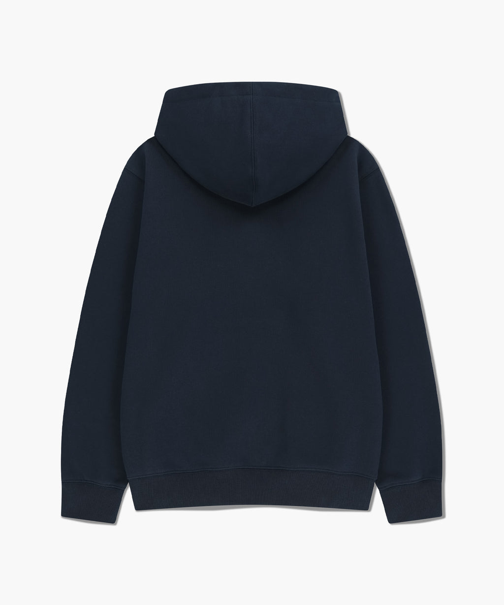Marithe & Francois Girbaud - Vintage Stamp Graphic Hoodie (brushed) (Navy) product image 7 | TRAB K-Fashion Australia