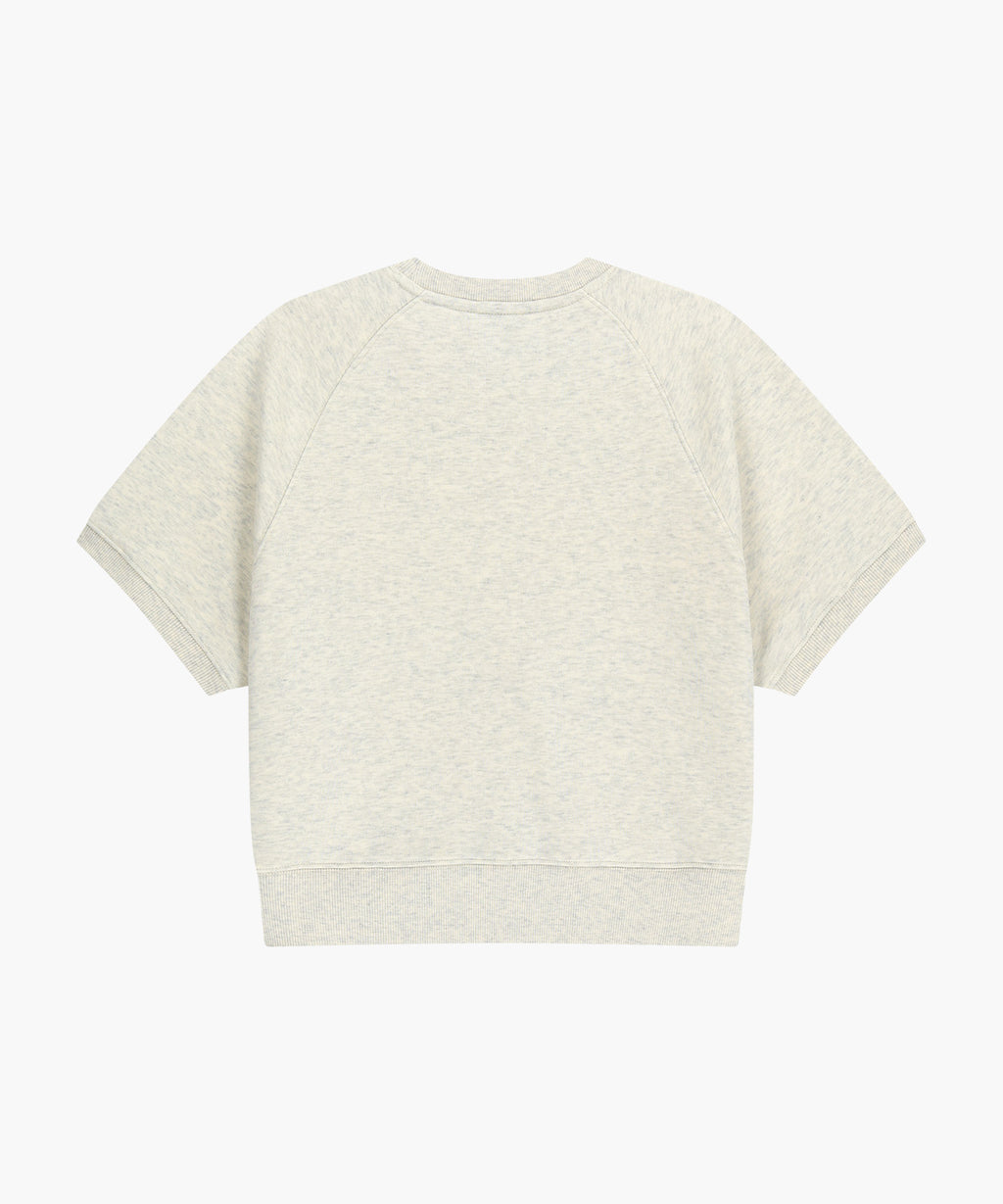 Marithe & Francois Girbaud - Vintage Classic Logo Half Sweatshirt (Oatmeal) product image 7 | TRAB K-Fashion Australia