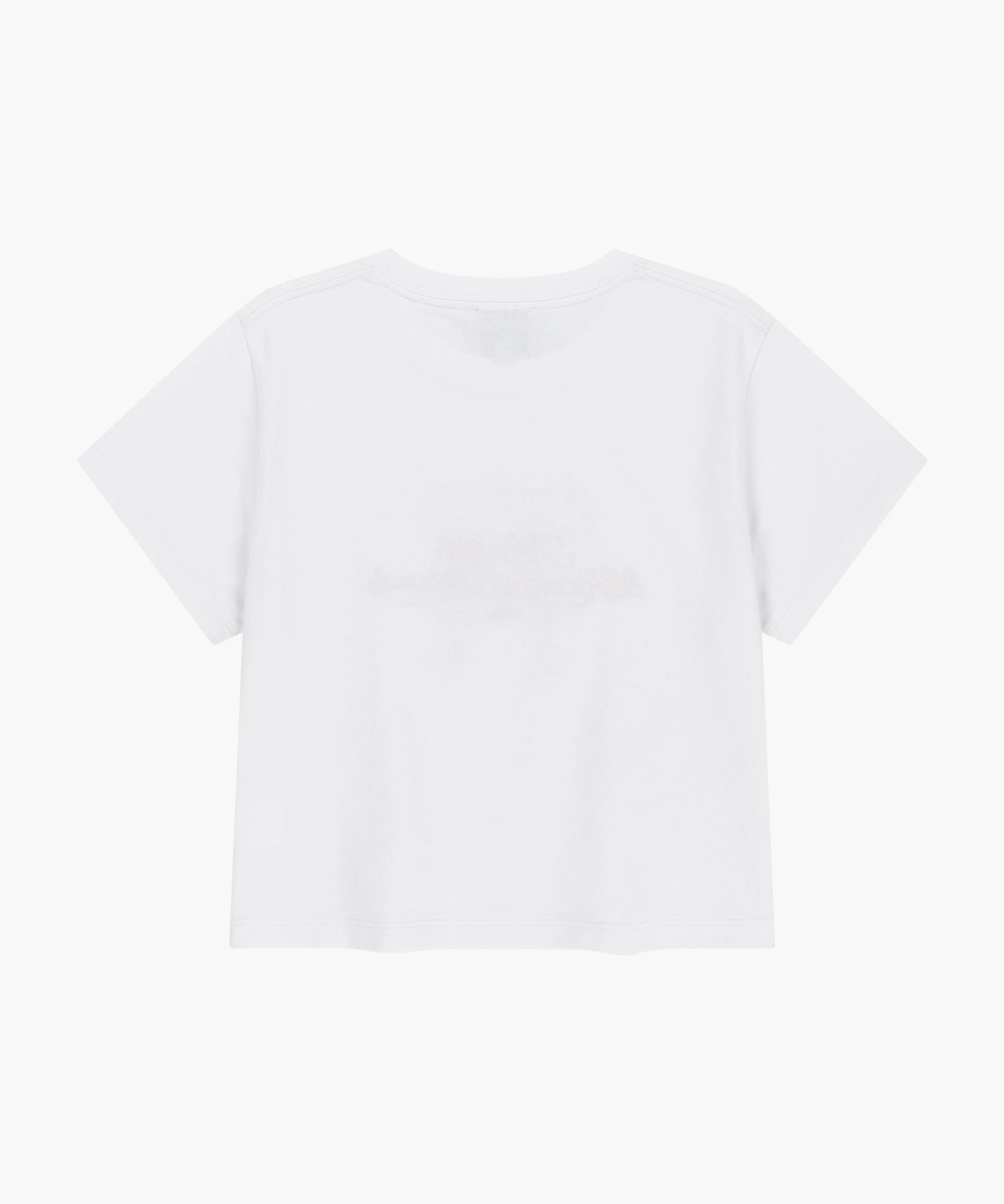 Marithe & Francois Girbaud - Sorona Cool Ribbon Graphic Crop Tee (White) product image 7 | TRAB K-Fashion Australia