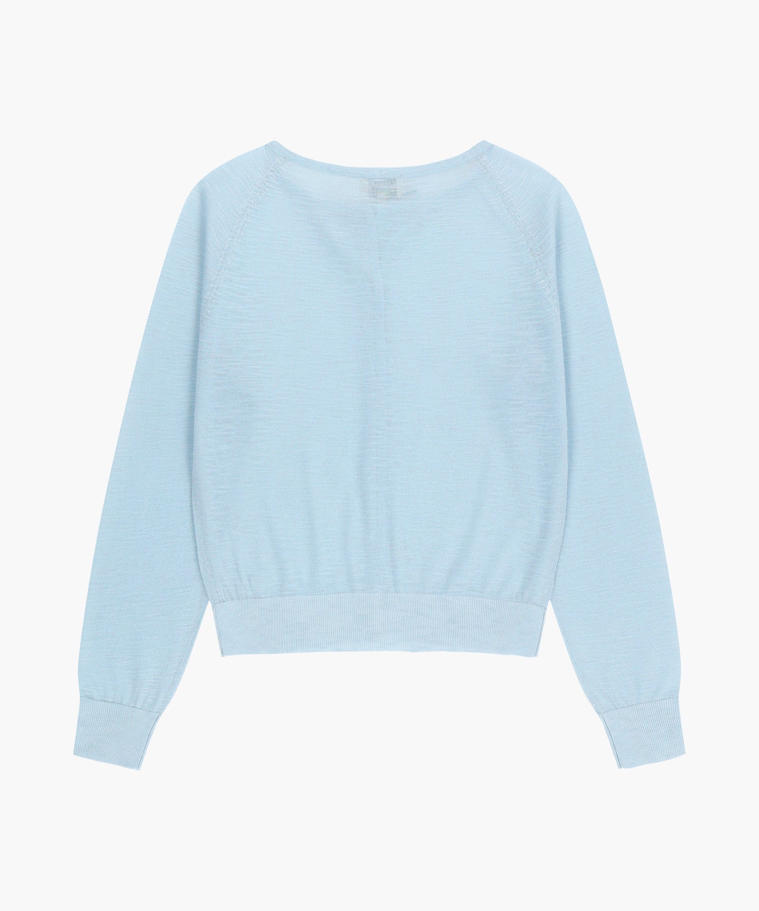Marithe & Francois Girbaud - Sheer Knit Cardigan (Sky Blue) product image 7 | TRAB K-Fashion Australia