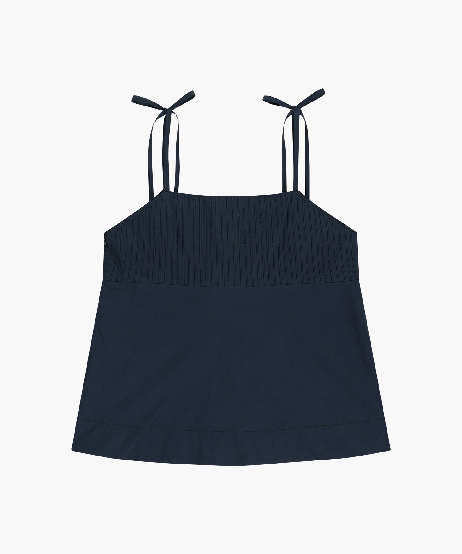 Marithe & Francois Girbaud - Pintuck Camisole Blouse (Dark Navy) product image 7 | TRAB K-Fashion Australia