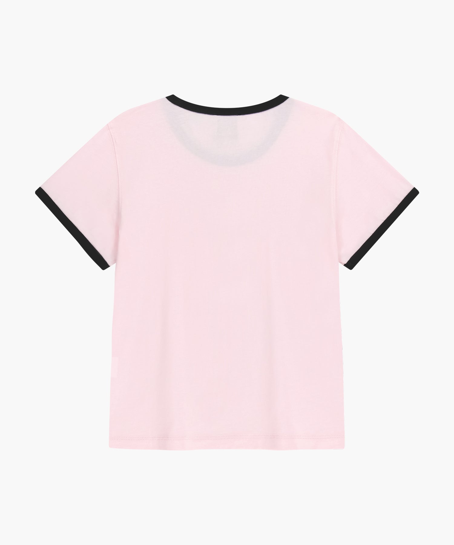 Marithe & Francois Girbaud - Classic Logo Ringer Tee (Light Pink) product image 7 | TRAB K-Fashion Australia