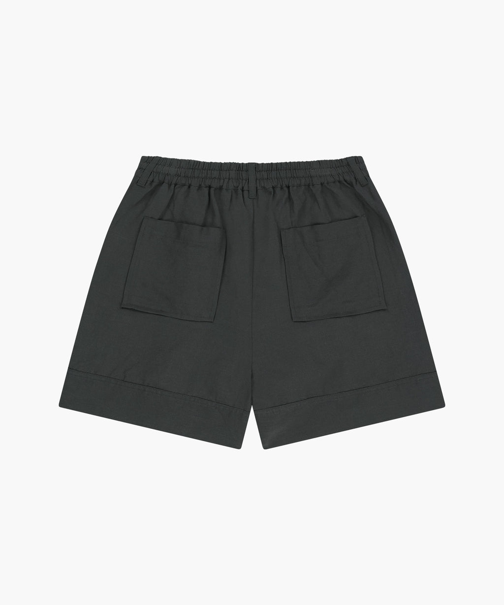 Marithe & Francois Girbaud - Easy Linen Shorts (Charcoal) product image 7 | TRAB K-Fashion Australia