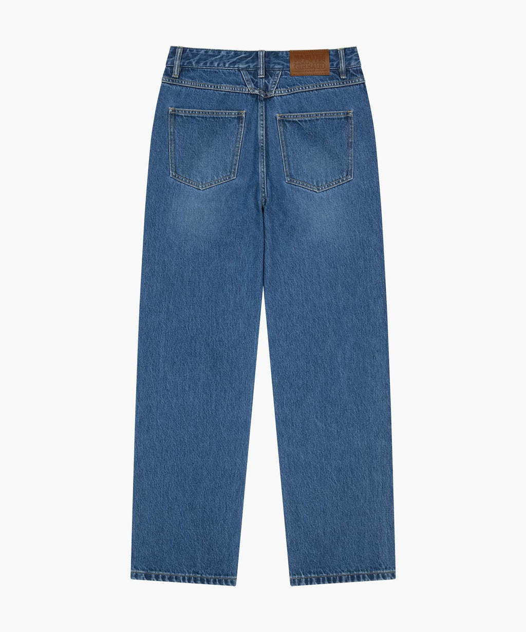 Marithe & Francois Girbaud - New M Slim Straight Denim Pants (Blue) product image 7 | TRAB K-Fashion Australia