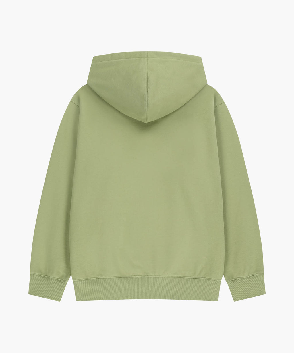 Marithe & Francois Girbaud - Classic Logo Embroidery Hoodie (Olive) product image 7 | TRAB K-Fashion Australia