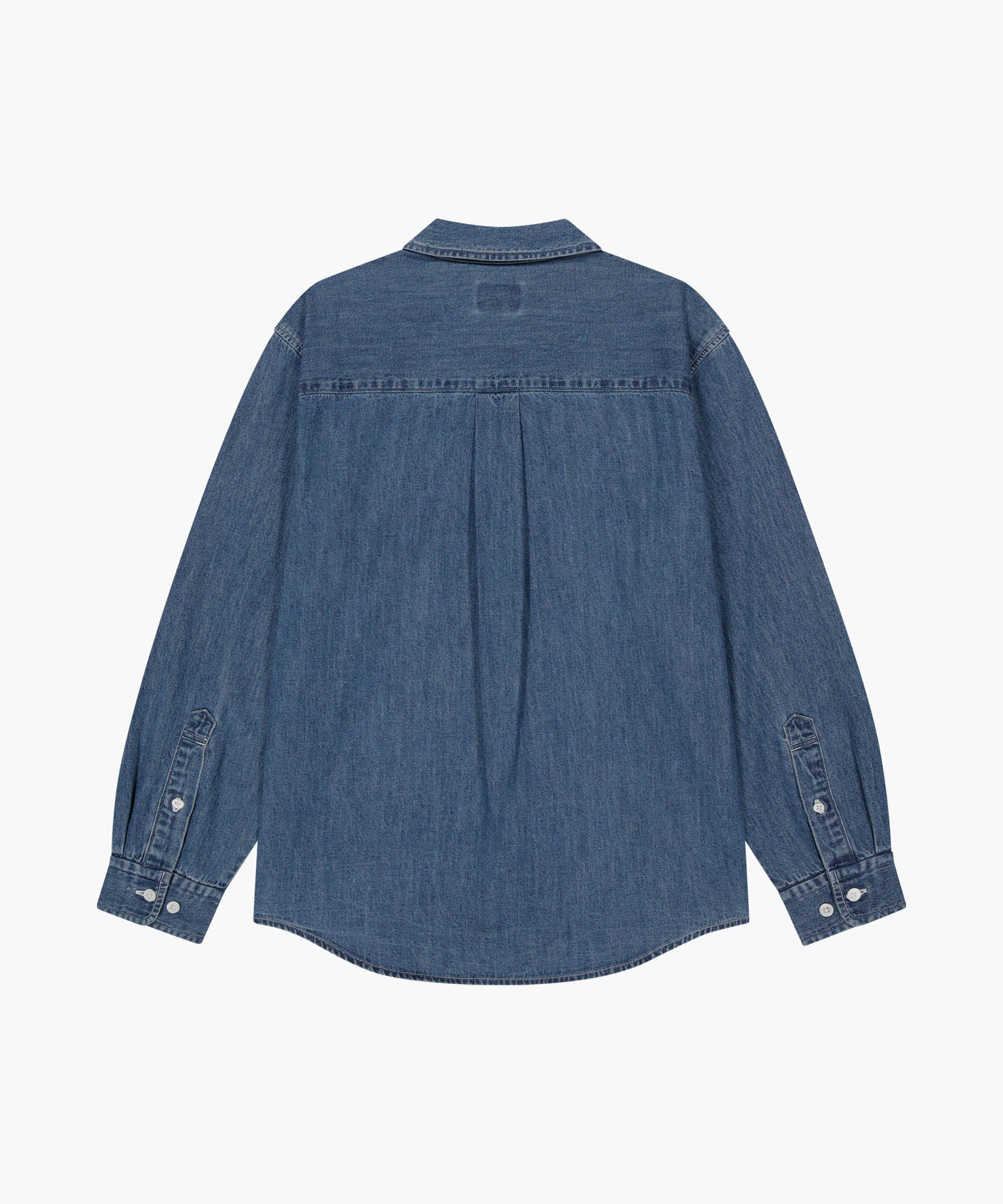 Marithe & Francois Girbaud - Uni Basic Denim Shirt (Blue) product image 7 | TRAB K-Fashion Australia