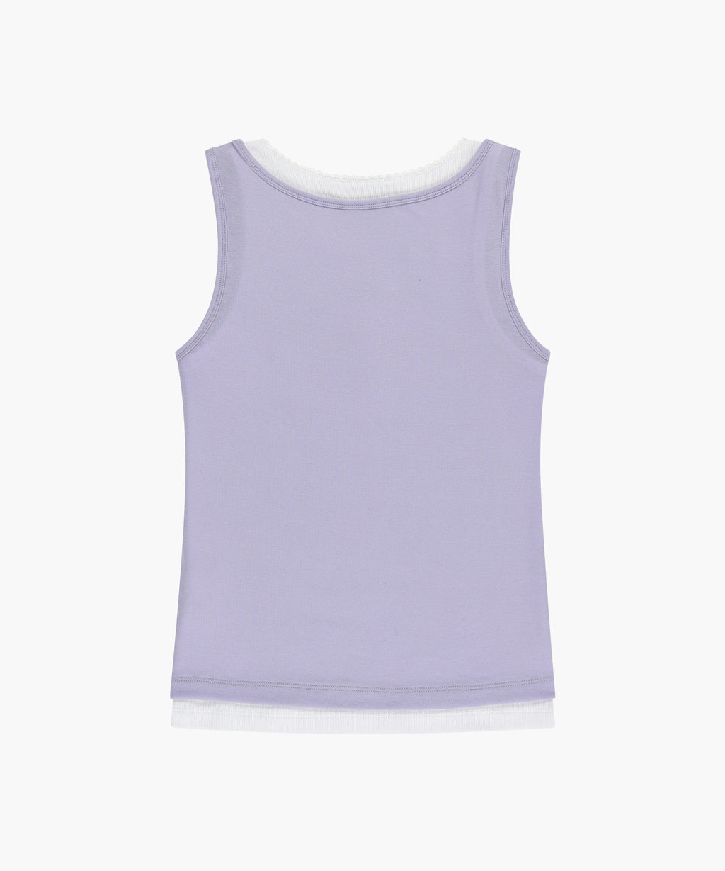 Marithe & Francois Girbaud - Layered Sleeveless (Lavender) product image 7 | TRAB K-Fashion Australia
