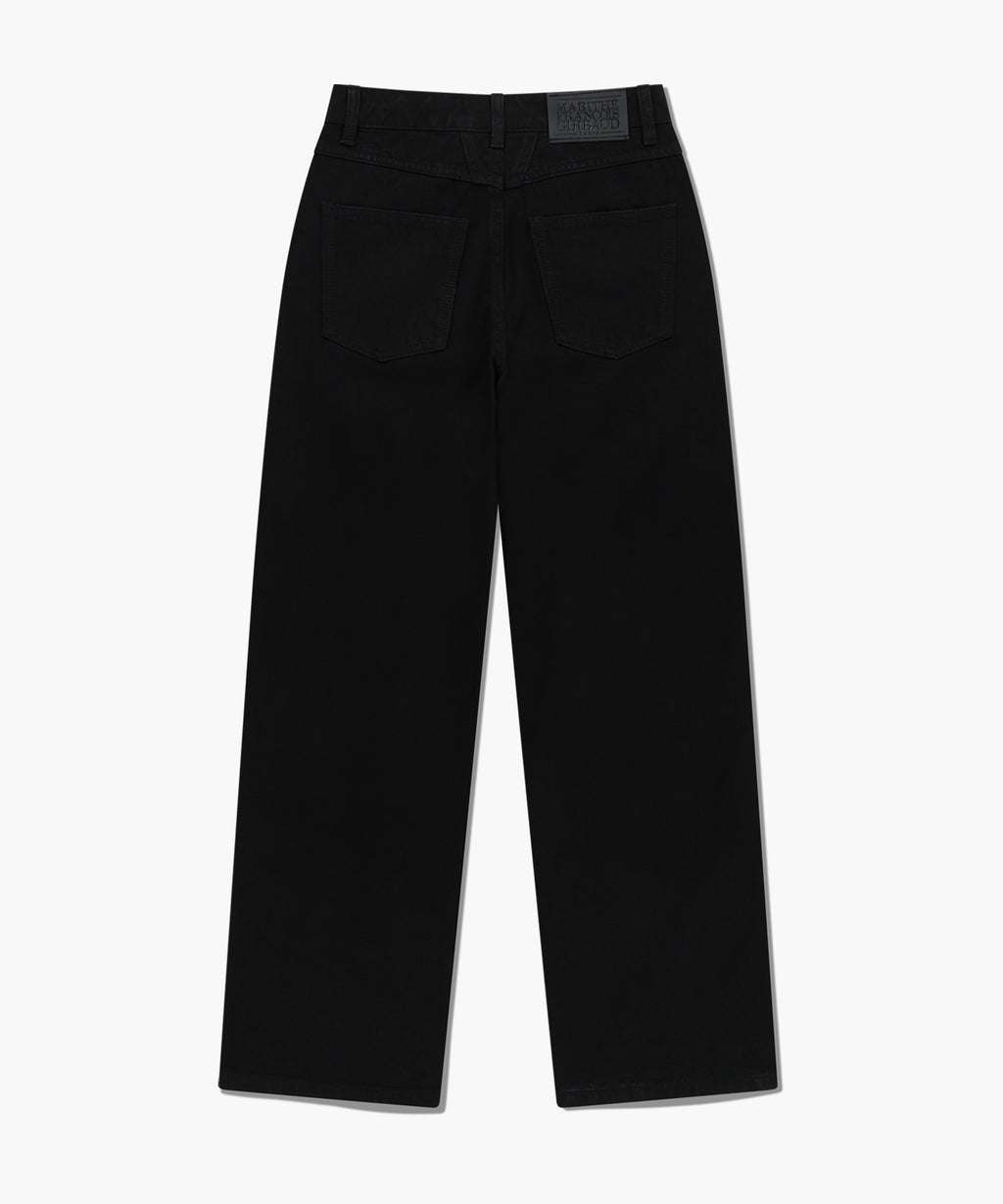 Marithe & Francois Girbaud - High Straight Denim Pants (Black) product image 7 | TRAB K-Fashion Australia