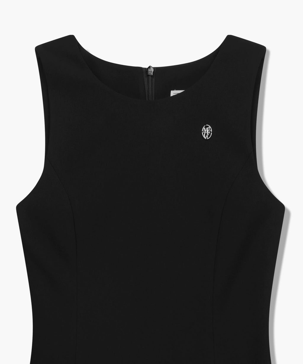 Marithe & Francois Girbaud - Sleeveless Long Dress (Black) product image 7 | TRAB K-Fashion Australia