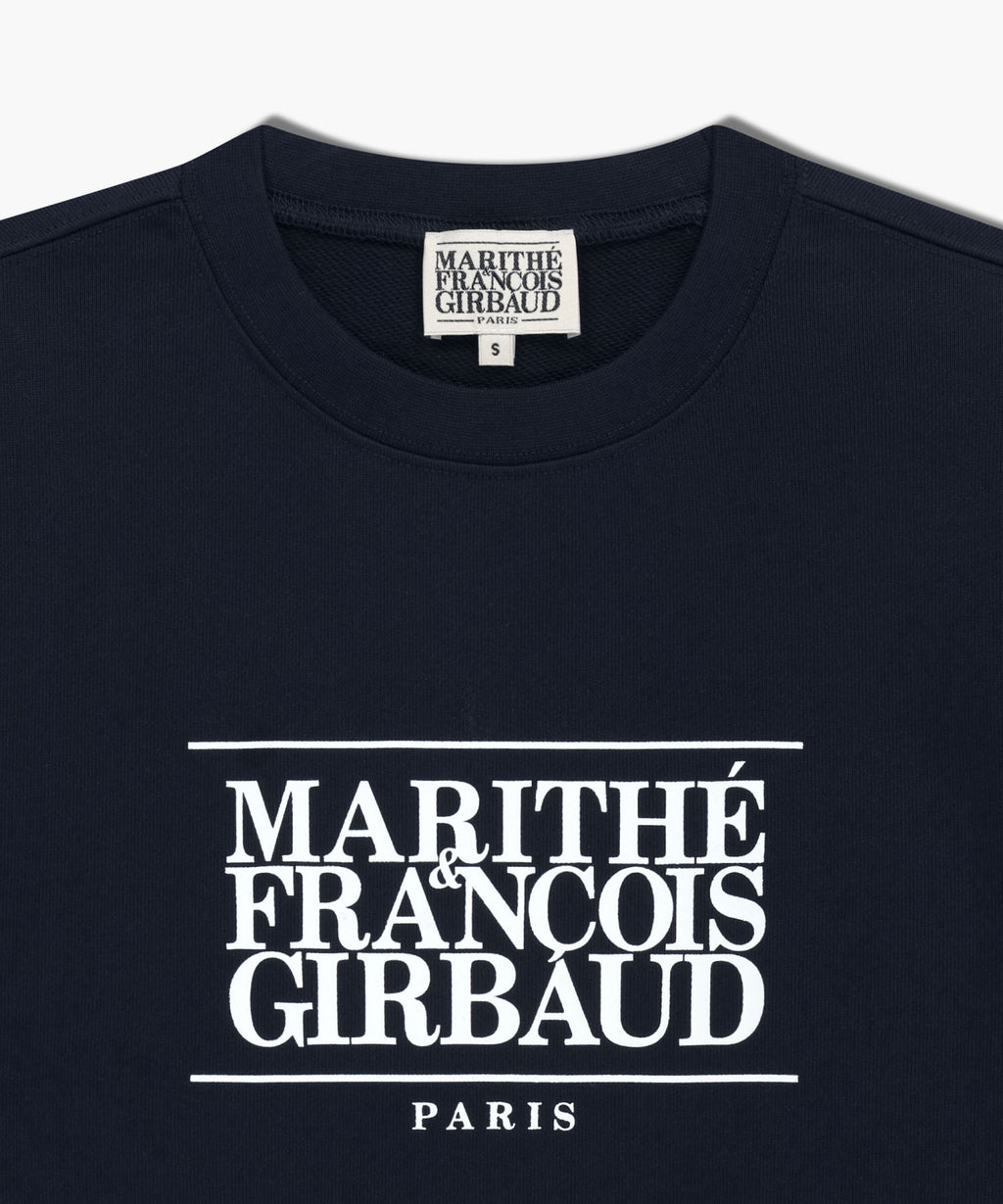 Marithe & Francois Girbaud - Classic Logo Sweatshirt (Navy) product image 7 | TRAB K-Fashion Australia
