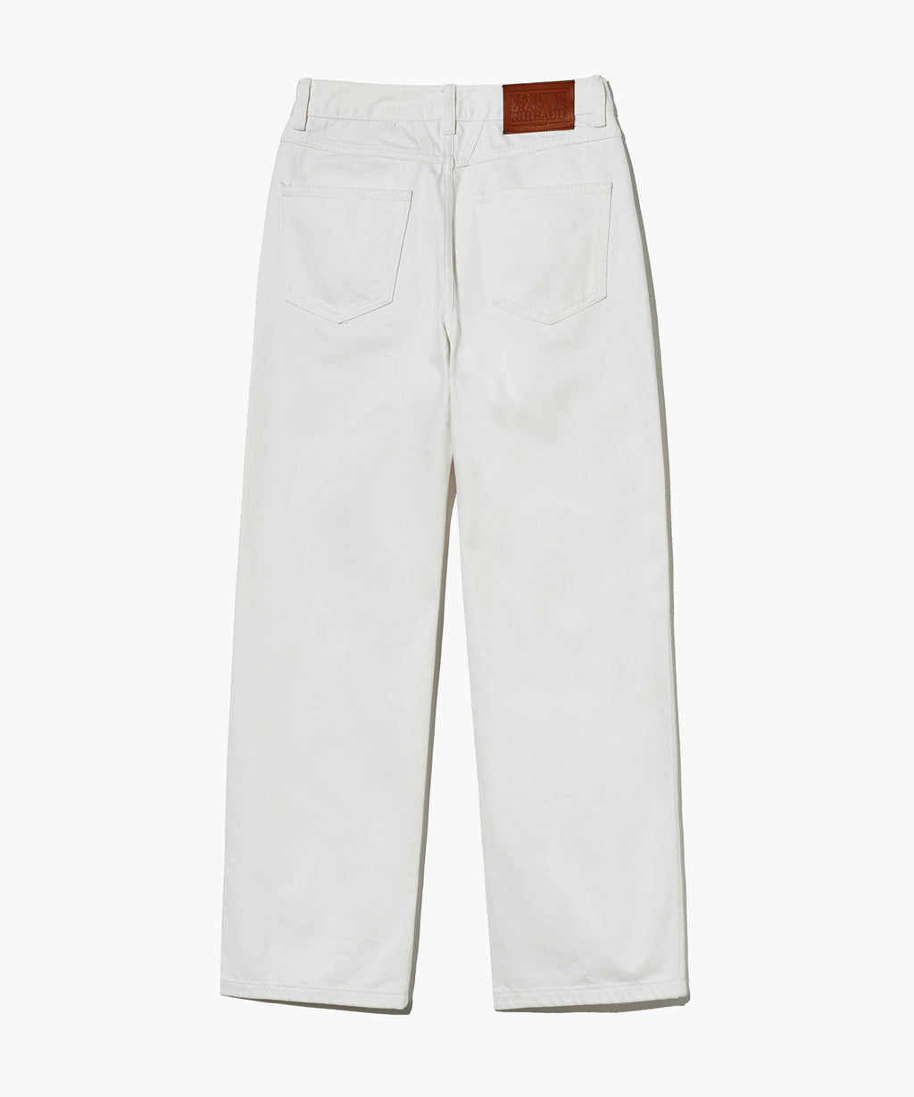 Marithe & Francois Girbaud - High Straight Denim Pants (White) product image 7 | TRAB K-Fashion Australia