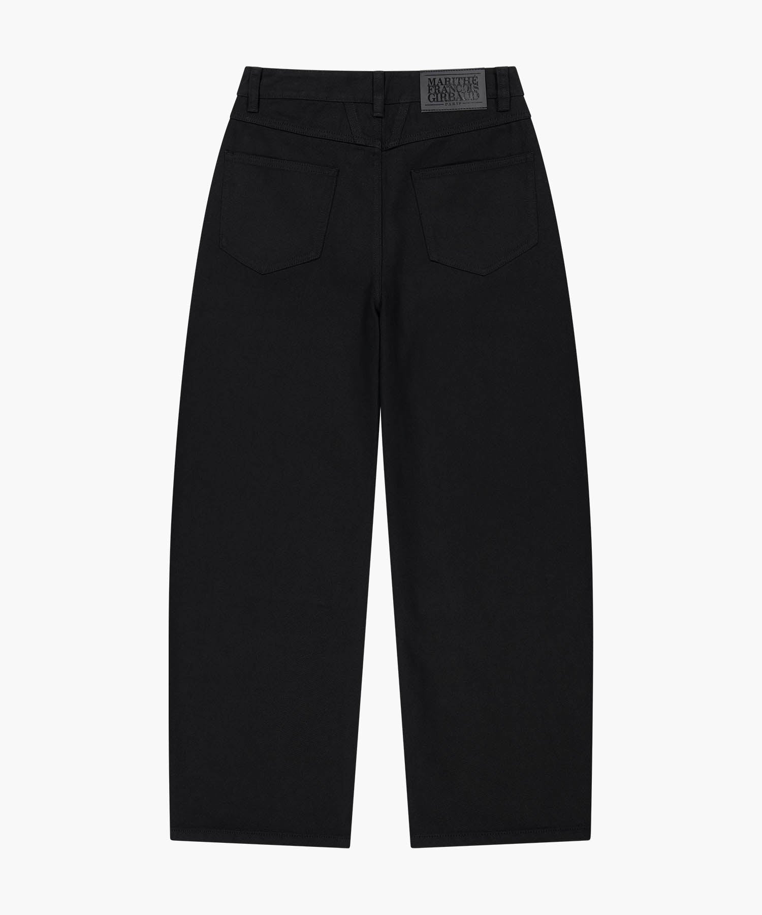 Marithe & Francois Girbaud - Curved Denim Pants (Black) product image 7 | TRAB K-Fashion Australia