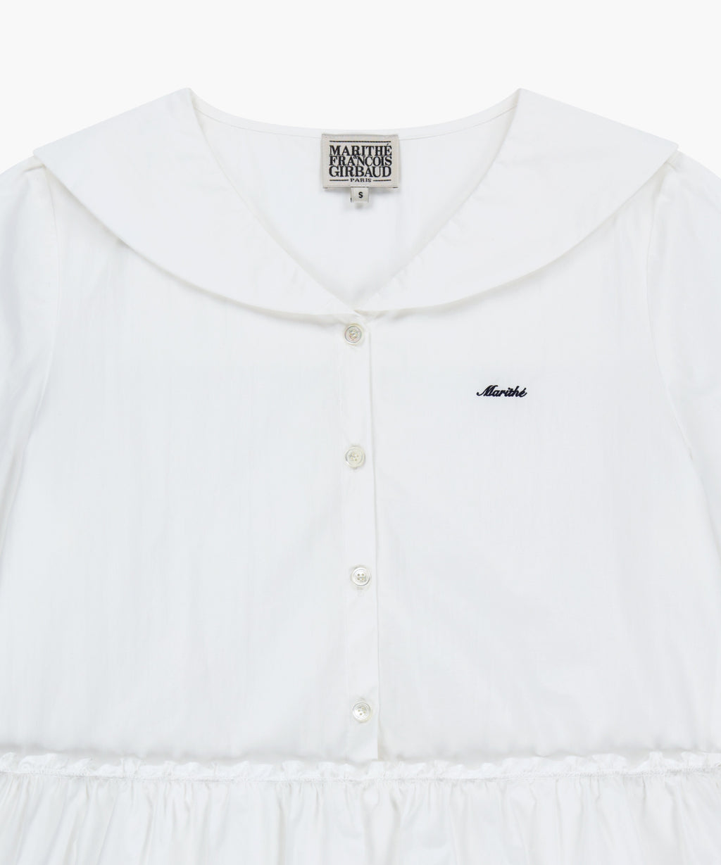 Marithe & Francois Girbaud - Marine Half Sleeve Onepiece (White) product image 7 | TRAB K-Fashion Australia