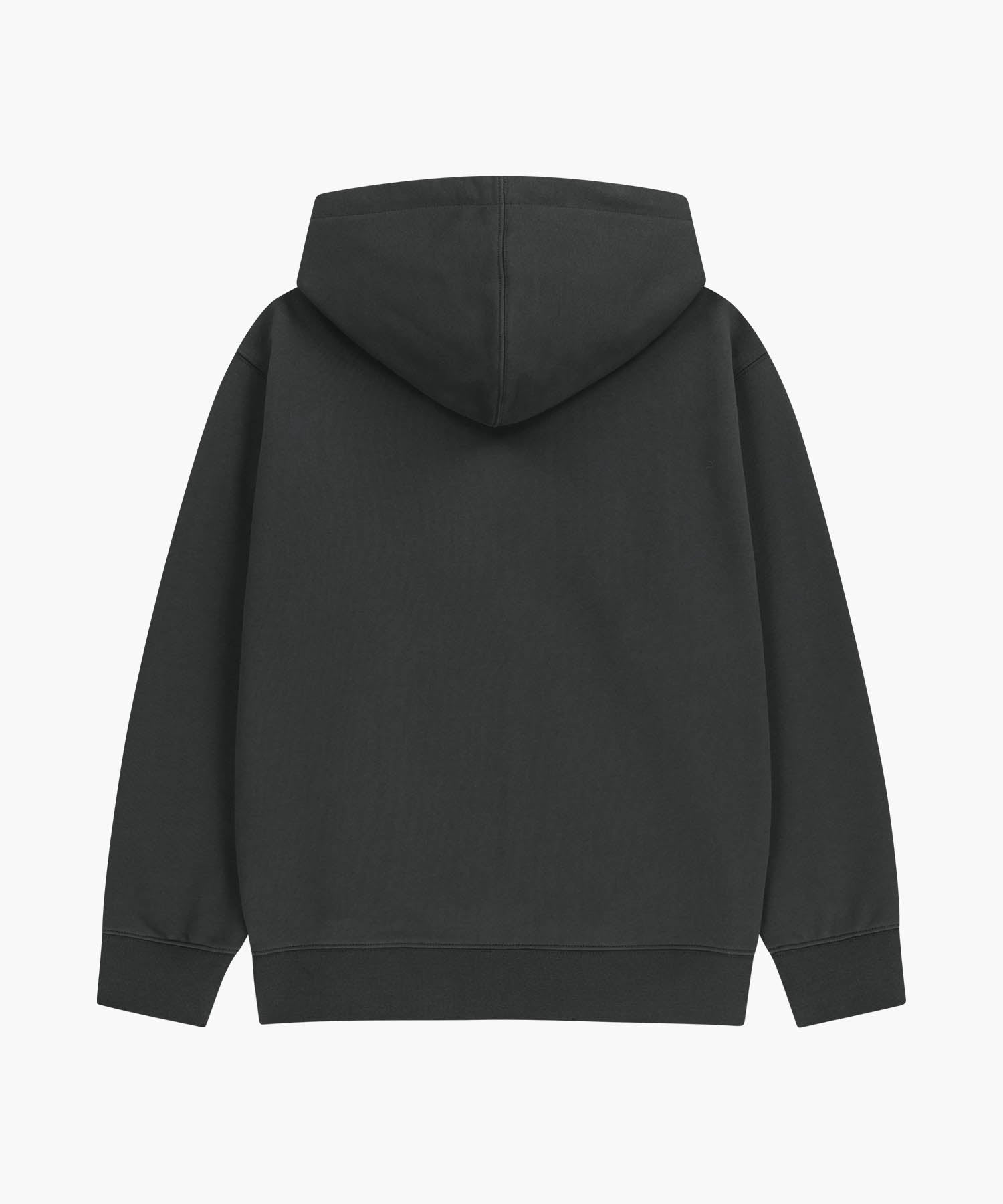 Marithe & Francois Girbaud - Classic Logo Applique Mix Hoodie (Charcoal) product image 7 | TRAB K-Fashion Australia