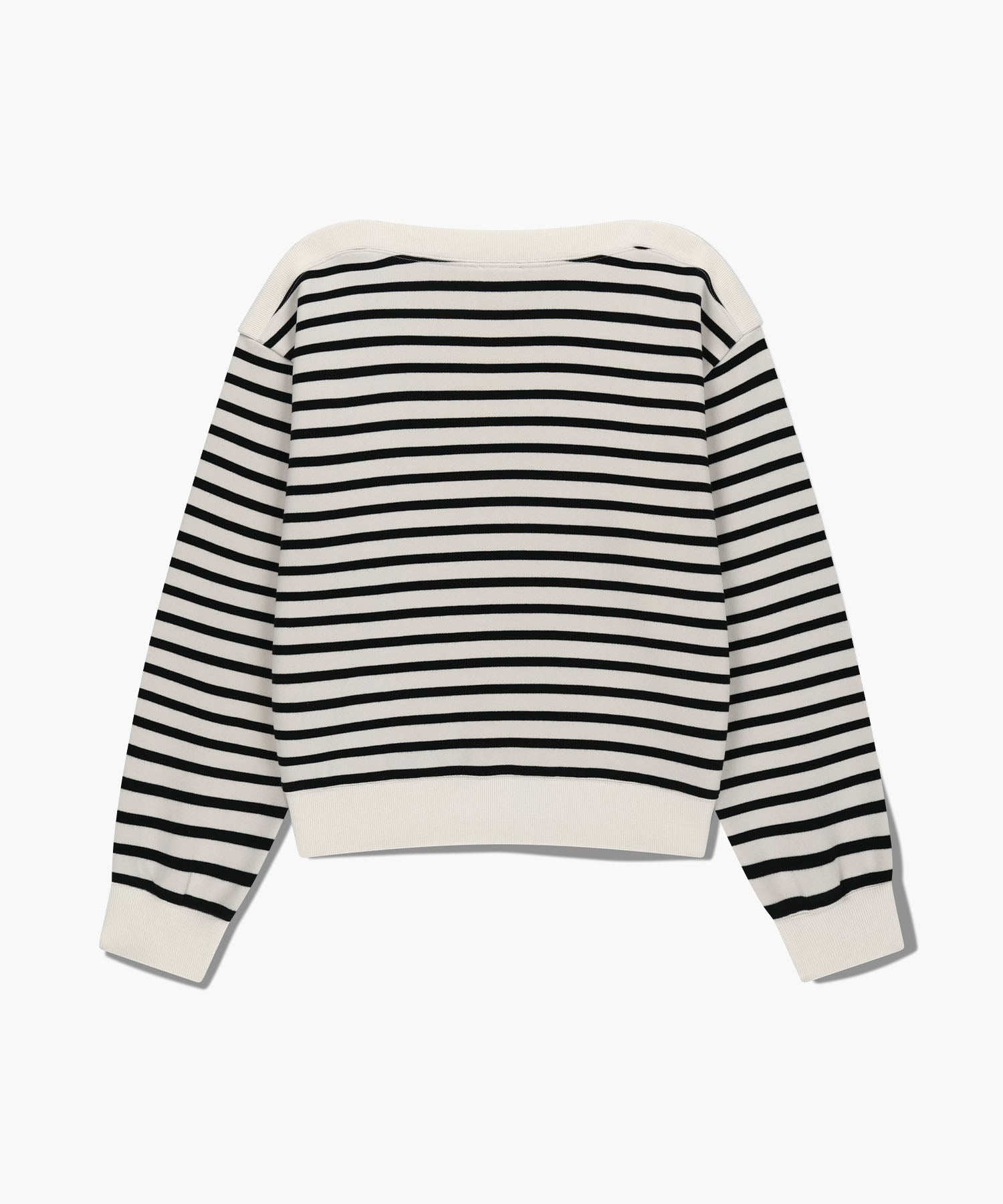 Marithe & Francois Girbaud - Boat Neck Oversized Sweatshirt (Ivory) product image 7 | TRAB K-Fashion Australia