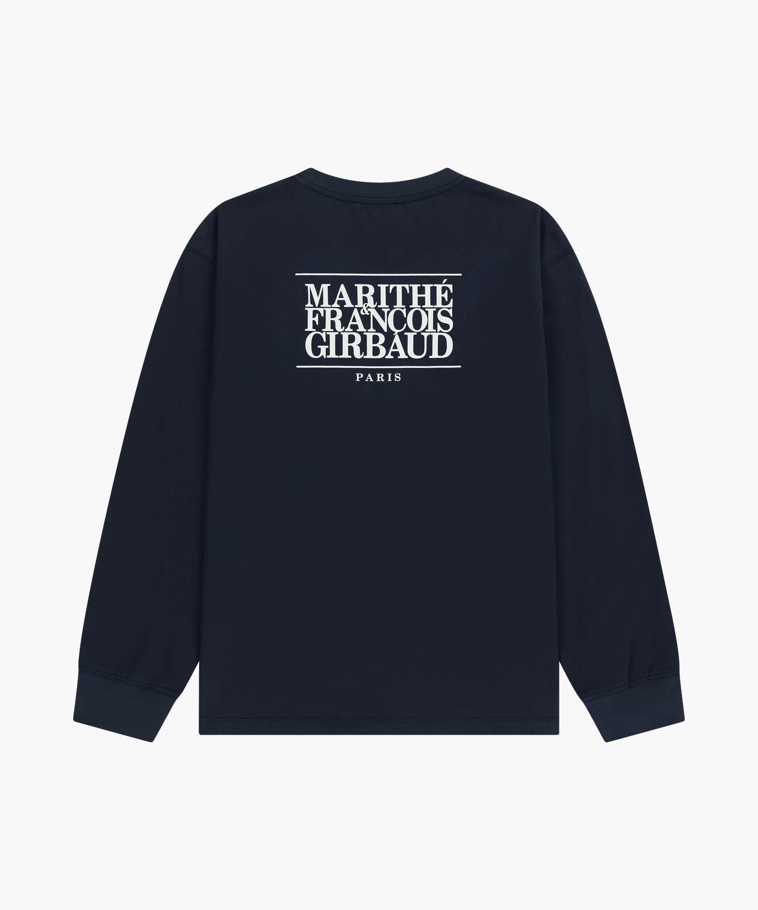 Marithe & Francois Girbaud - Back Classic Logo Long Sleeve Tee (Navy) product image 7 | TRAB K-Fashion Australia
