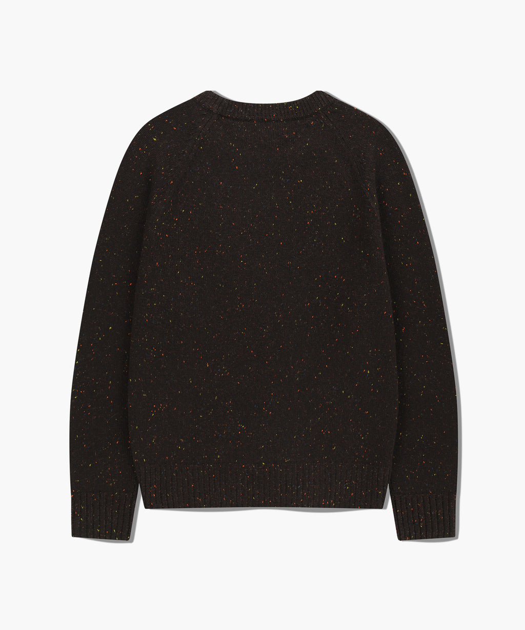 Marithe & Francois Girbaud - Lettering Logo Knit Pullover (Brown) product image 7 | TRAB K-Fashion Australia
