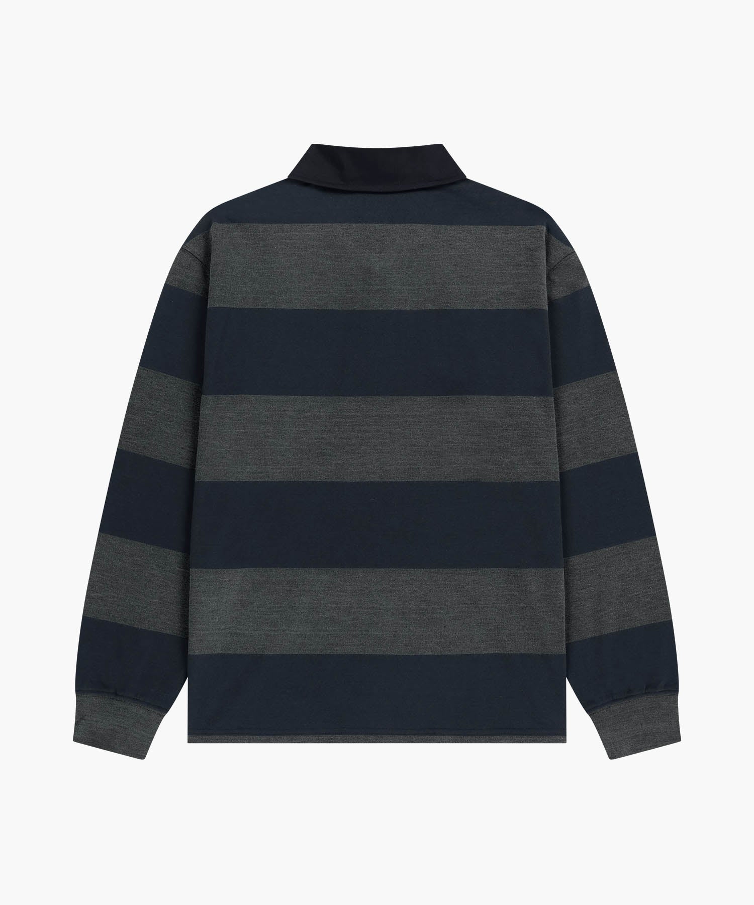 Marithe & Francois Girbaud - Washed Denim Collar Long Sleeve Tee (Charcoal) product image 7 | TRAB K-Fashion Australia