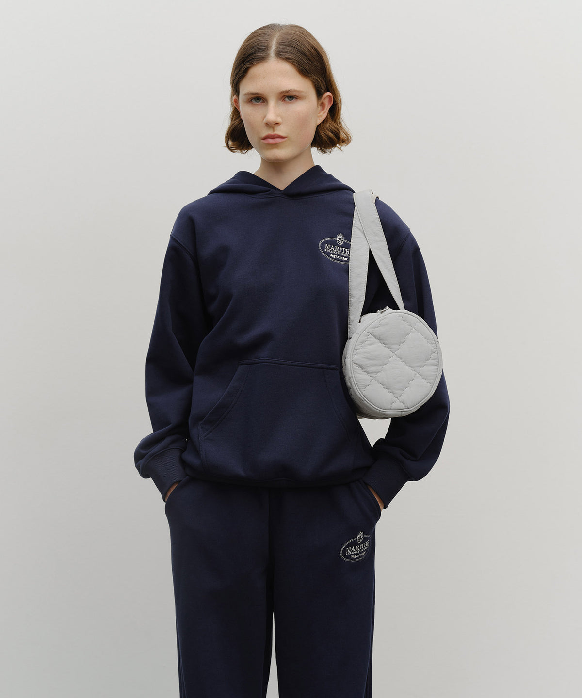 Marithe & Francois Girbaud - Classic Logo Padding Duffle Bag (Gray) product image 7 | TRAB K-Fashion Australia