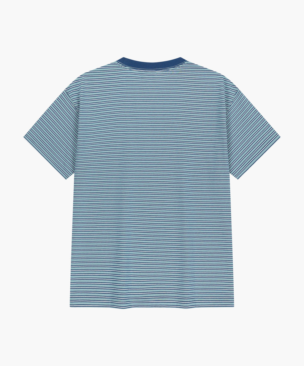 Marithe & Francois Girbaud - Small Classic Logo Stripe Ringer Tee (Blue) product image 7 | TRAB K-Fashion Australia