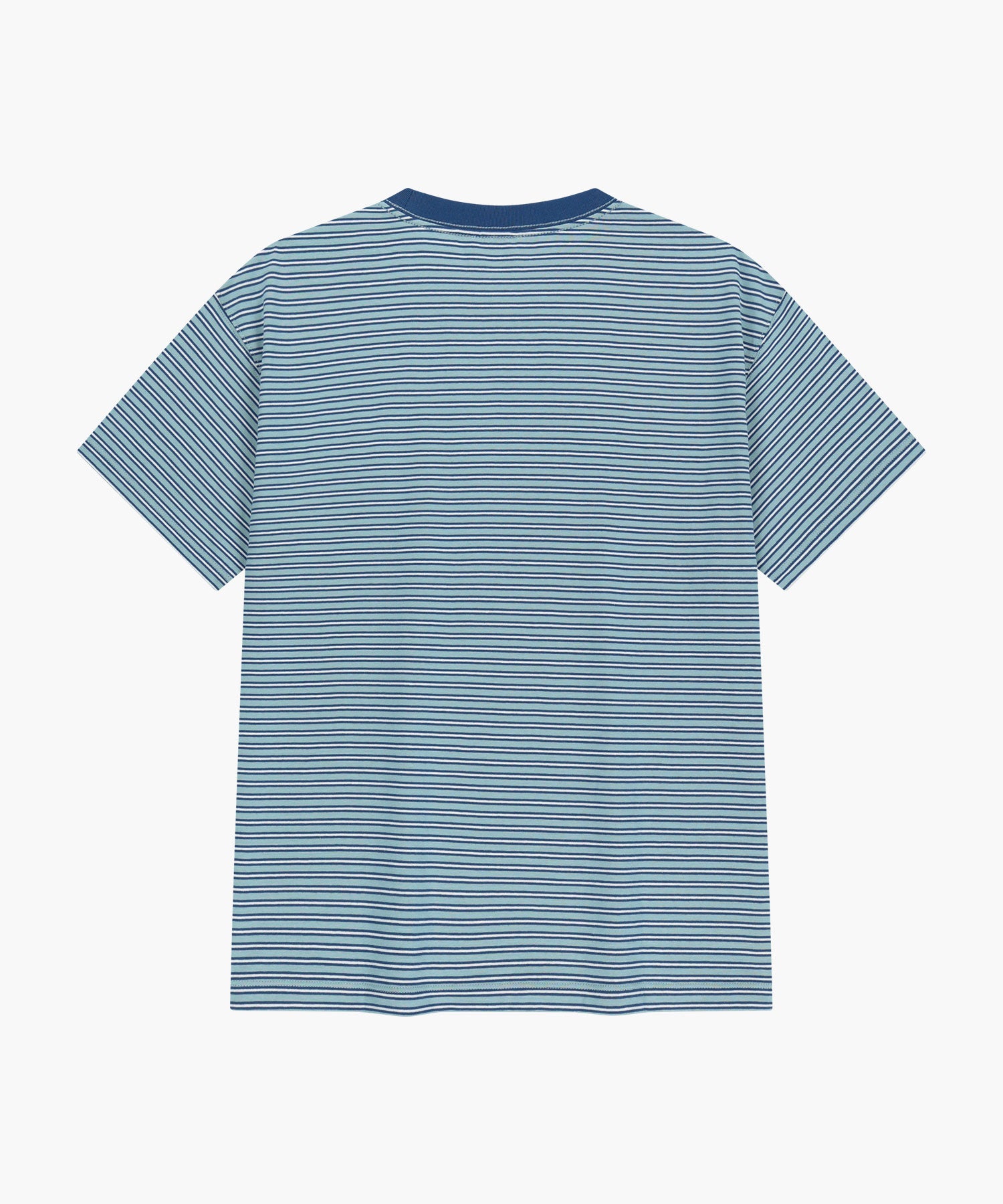 Marithe & Francois Girbaud - Small Classic Logo Stripe Ringer Tee (Blue) product image 7 | TRAB K-Fashion Australia