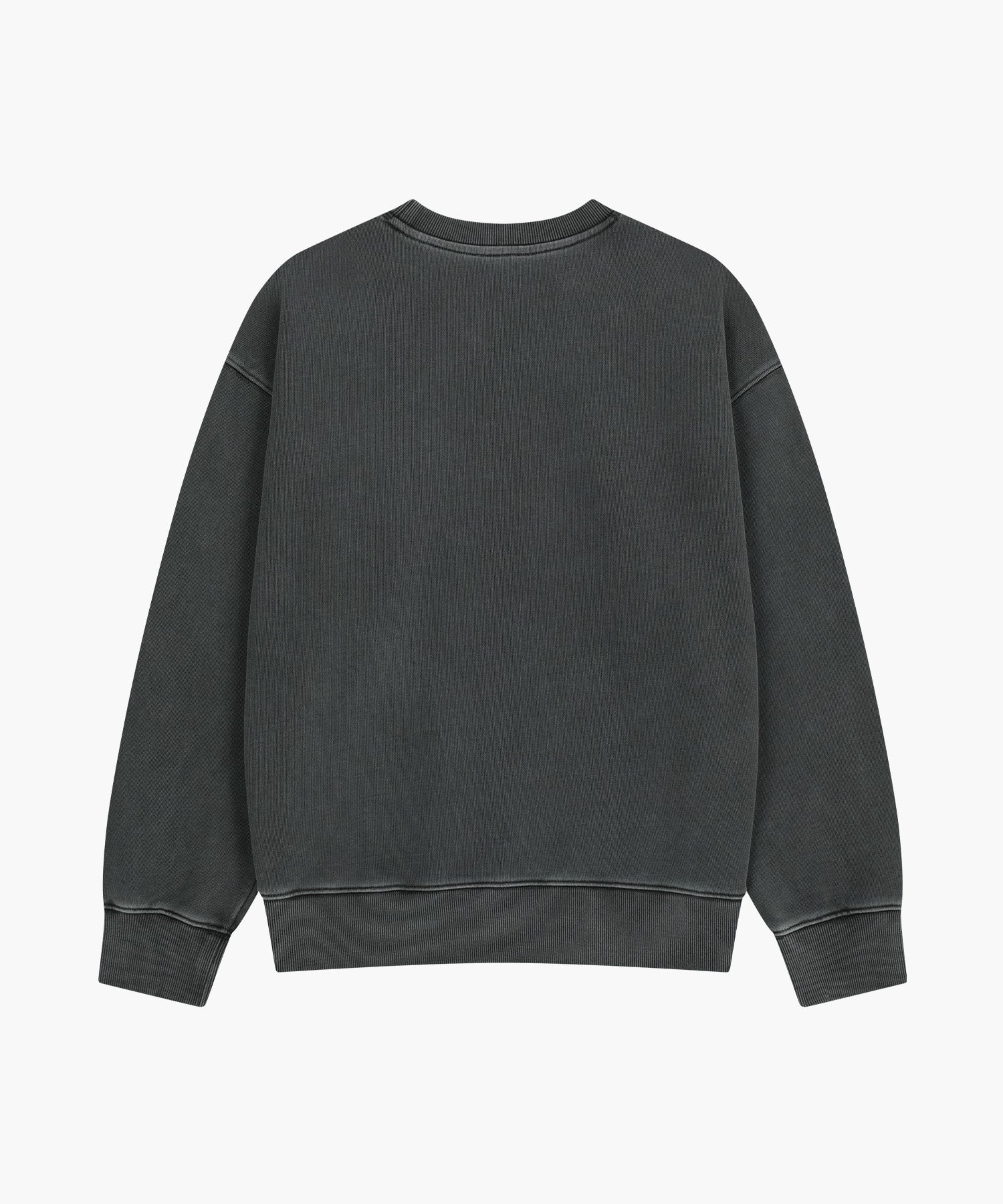 Marithe & Francois Girbaud - Outline Classic Logo Dyeing Oversized Sweatshirt (Charcoal) product image 7 | TRAB K-Fashion Australia