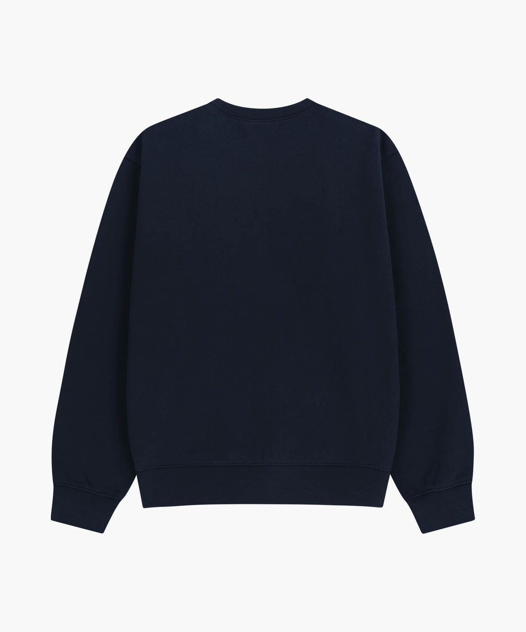 Marithe & Francois Girbaud - Classic Logo Embroidery Sweatshirt (Navy) product image 7 | TRAB K-Fashion Australia