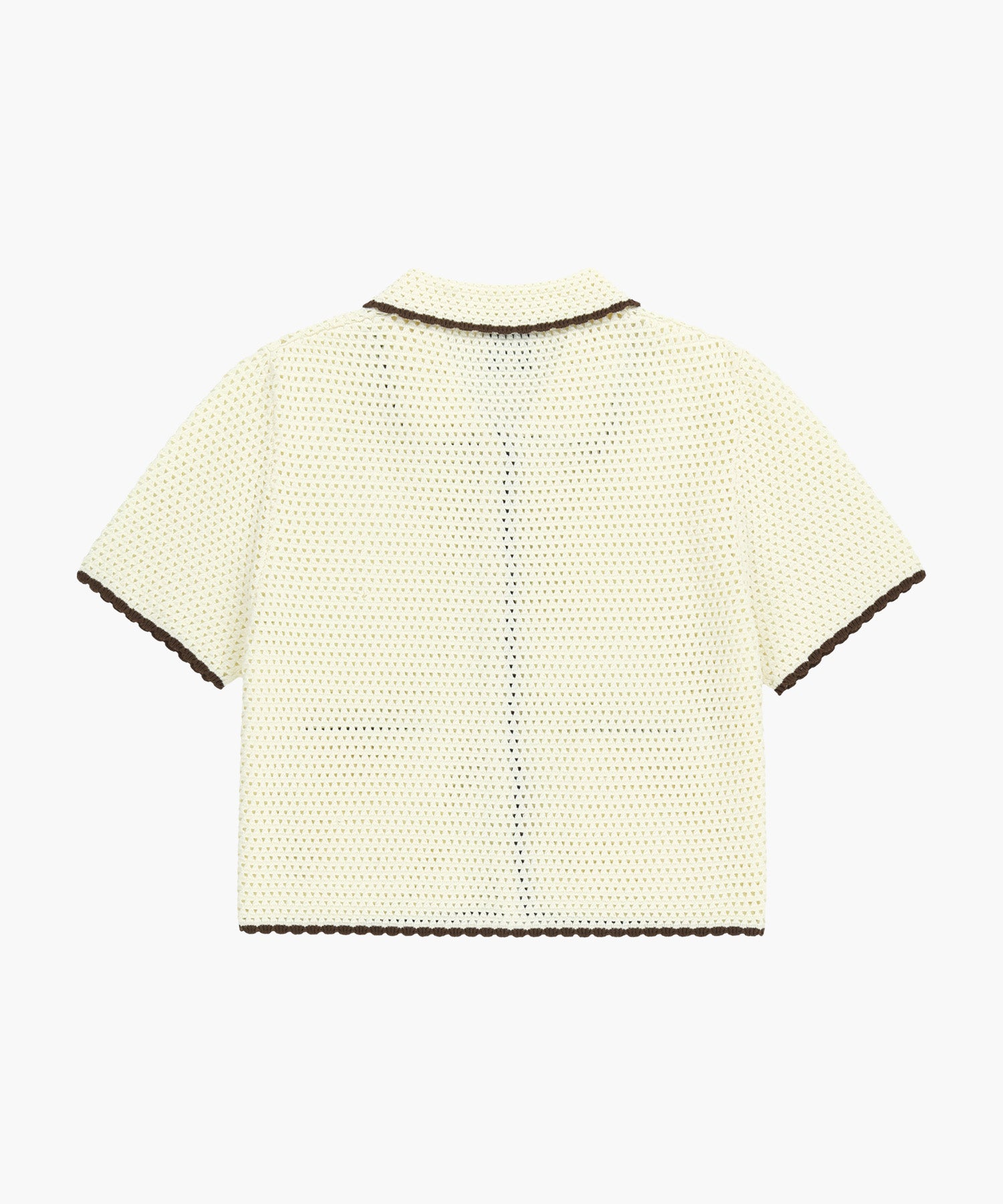 Marithe & Francois Girbaud - Crochet Half Knit Cardigan (Ivory) product image 7 | TRAB K-Fashion Australia