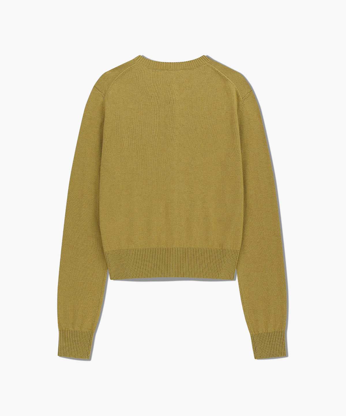 Marithe & Francois Girbaud - Half Knit Round Neck Cardigan Set Up (Olive) product image 7 | TRAB K-Fashion Australia
