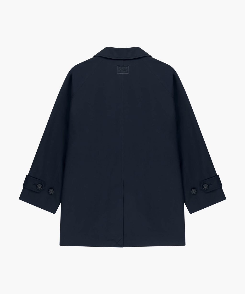 Marithe & Francois Girbaud - Raglan Half Trench Jacket (Navy) product image 6 | TRAB K-Fashion Australia