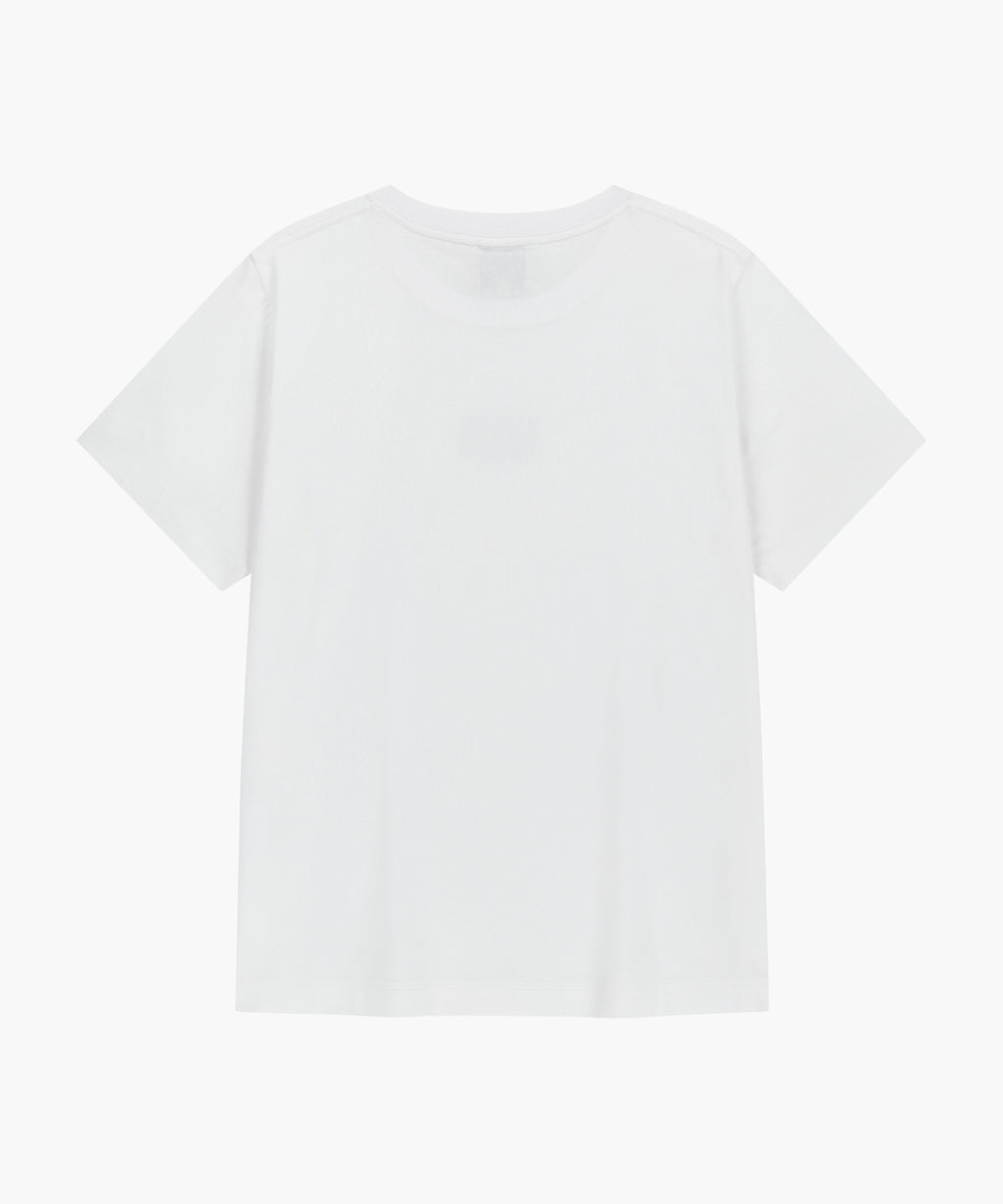 Marithe & Francois Girbaud - Small Classic Logo Tee (White) product image 7 | TRAB K-Fashion Australia