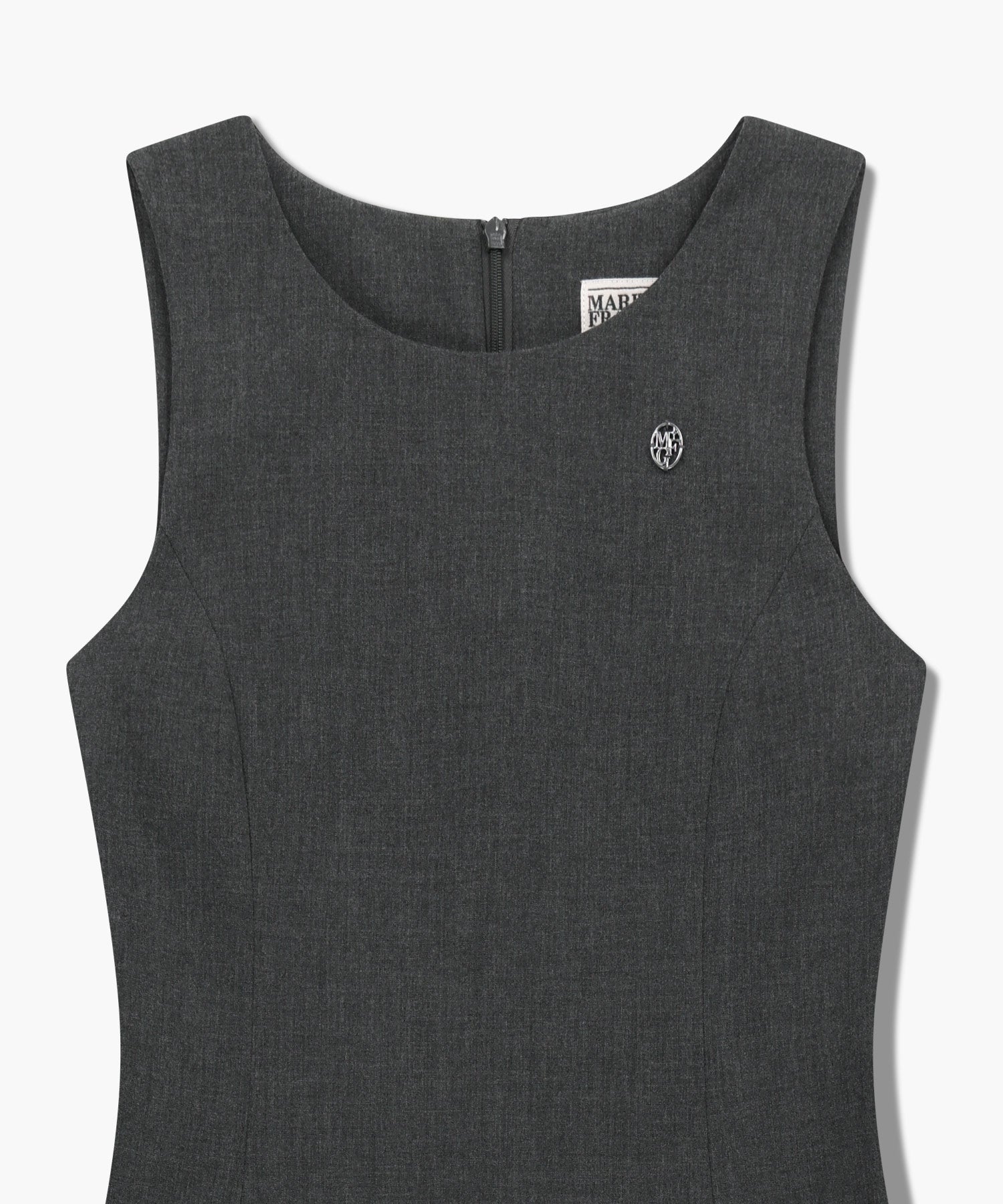 Marithe & Francois Girbaud - Sleeveless Long Dress (Charcoal) product image 7 | TRAB K-Fashion Australia