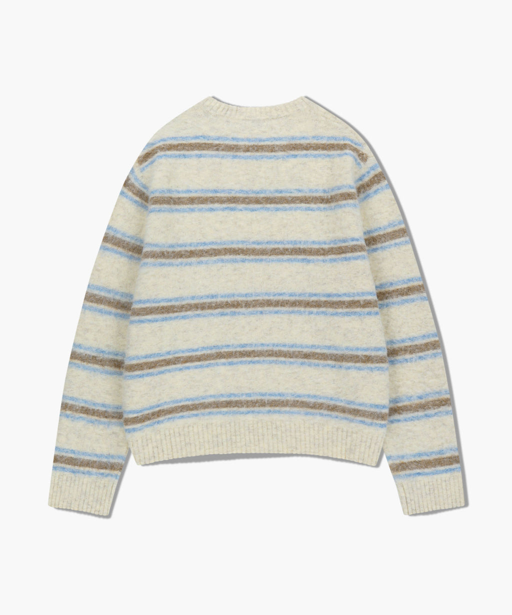 Marithe & Francois Girbaud - Multi Stripe Knit Pullover (Ivory) product image 7 | TRAB K-Fashion Australia