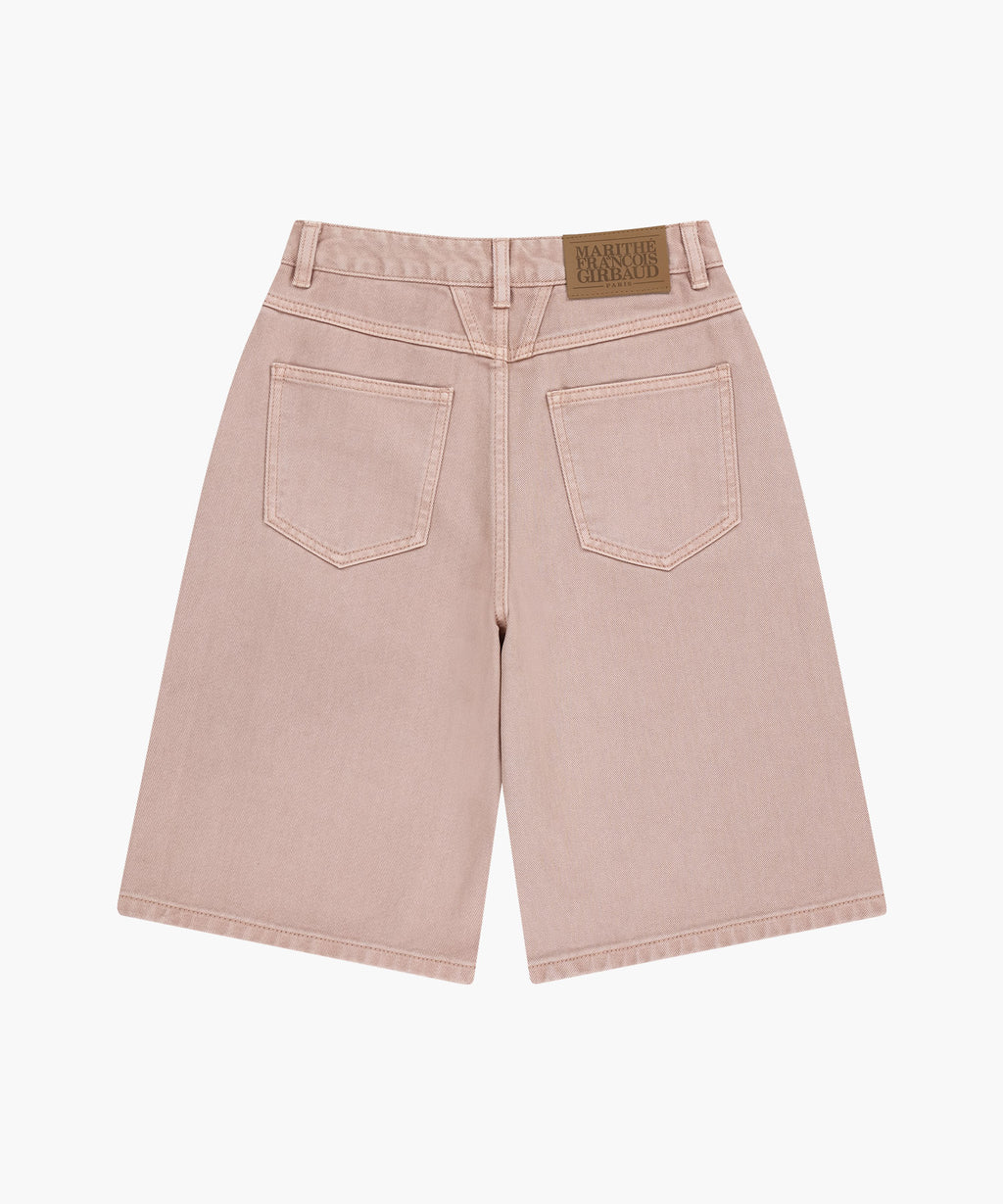 Marithe & Francois Girbaud - Long Bermuda Denim Pants (Dust Pink) product image 7 | TRAB K-Fashion Australia