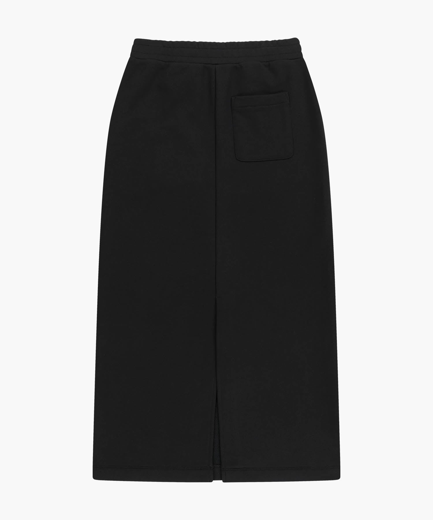 Marithe & Francois Girbaud - Classic Logo Sweat Long Skirt (Black Black) product image 7 | TRAB K-Fashion Australia